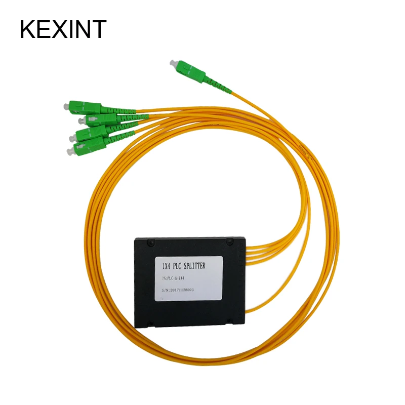 

KEXINT GPON EPON 1*4 PLC Splitter Module 1*4 SC/APC Fiber Optical PLC Splitter