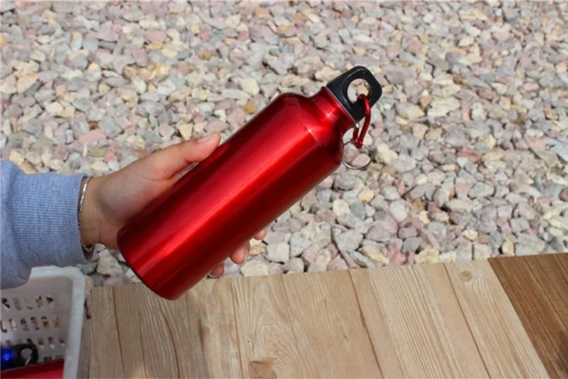 Бутылка с водой спортивные бутылки для воды из нержавеющей стали питьевой алюминиевый материал легко носить с собой