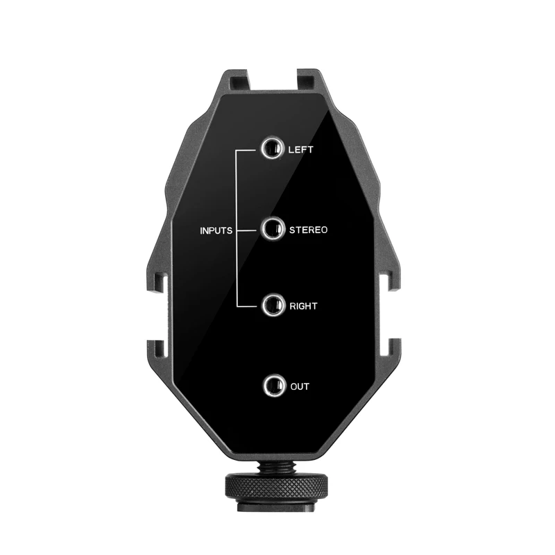 

BOYA BY-MP4 Audio Adapter for Smartphone Canon Nikon DSLR Camera Camcorder 2-channel Mono Stereo Input 3.5mm 1/8" Stereo Output