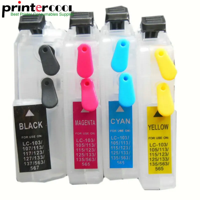 

Refillable Cartridge for brother LC223 LC225 LC227 For DCP-J4120DW MFC-J4420DW 4620DW 4625DW J5320DW J5620DW J5625DW J5720DW