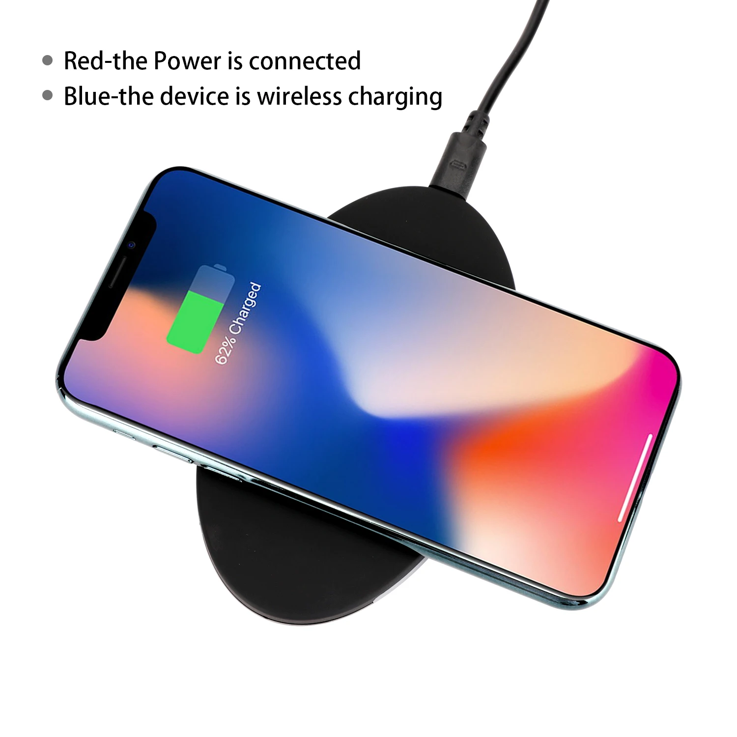 

5wQI Standard For IPhoneX 8 Mobile Phone Fast Wireless Charger Multi Three Coil Wireless Charger Available for huawei p20 lite
