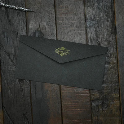 JWHCJ европейские винтажные печатные конверты для горячего тиснения из крафт-бумаги Kawaii школьные принадлежности конверт для свадьбы письмо-приглашение - Цвет: J