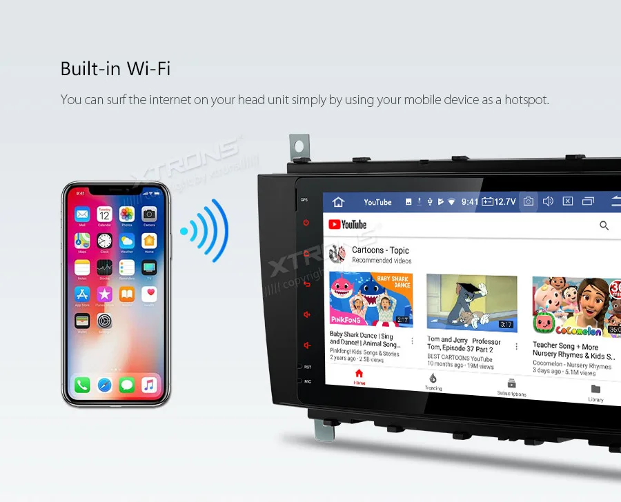 Discount 8" Android 9.0 Pie OS Car Multimedia Navigation GPS Radio for Mercedes Benz CLK-Class W209 2005-2006 & G-Class W463 2006-2008 17