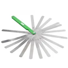 10pcs 150mm Feeler Gauge 17 Blades Thickness Measurement Tool 0.02-1mm