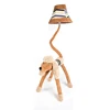 Lampe décorative sur pied, en tissu, fait à la main, Animal, Lion, singe, caniche, mouton, antilope, luminaire d'intérieur pour enfants, idéal pour un salon ► Photo 3/5