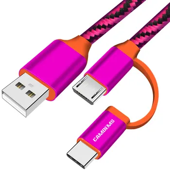 

CAMDEMS Charging Cables Auspicious Clouds Patterns Micro n type c Data Sync 1m 3ft For Samsung S8 Plus S7 S6 oneplus5 500pcs