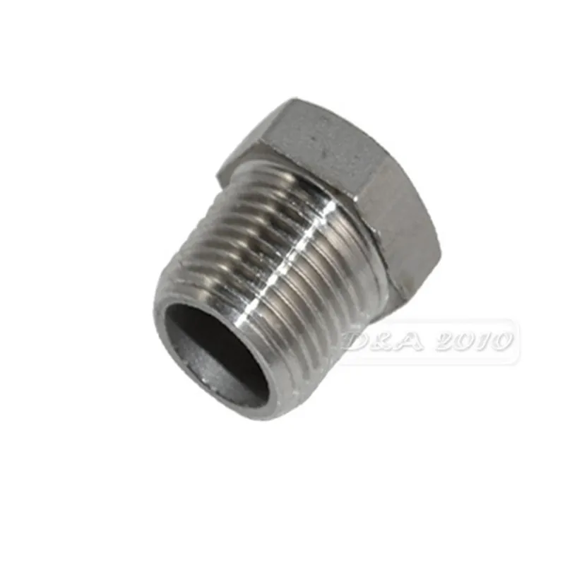Megaron 1/2 &quotMale x 1/4&quot Женский DN15 DN8 редуктор втулка резьба из нержавеющей стали SS304