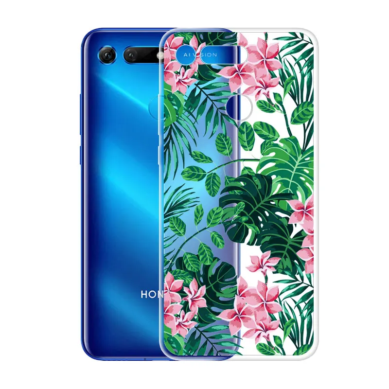 Силиконовый чехол для Huawei Honor View 20 6 4 дюйма мягкий телефона V20 задняя крышка бампер