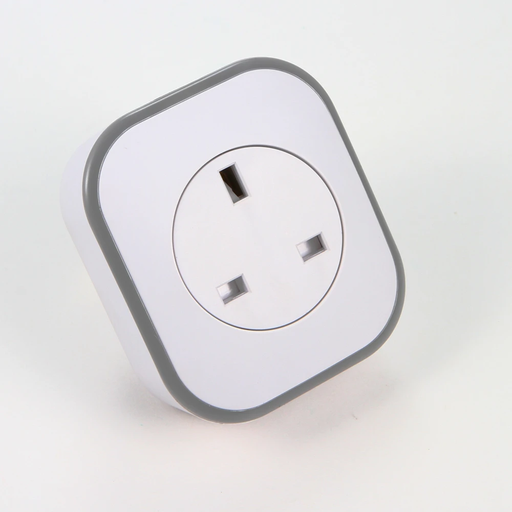 

EU UK Smart Plug Wifi Socket Voice Remote Control LED Light Echo Alexa Google Home Smart Plug Socket Electrical Power Adapter