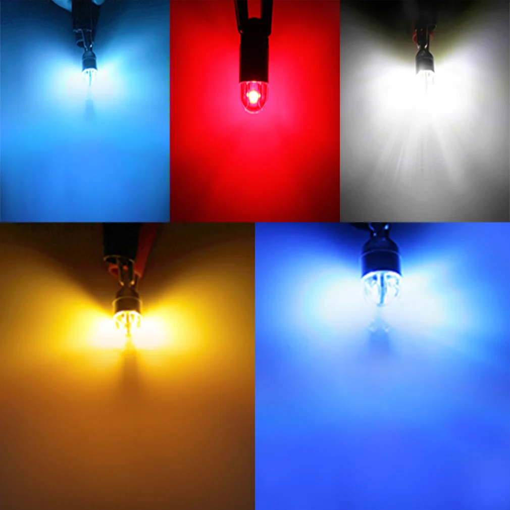 Светодиодные лампы T10 2 шт. светодиодные белого цвета 168 501 W5W Клин 3030 2SMD внутренние