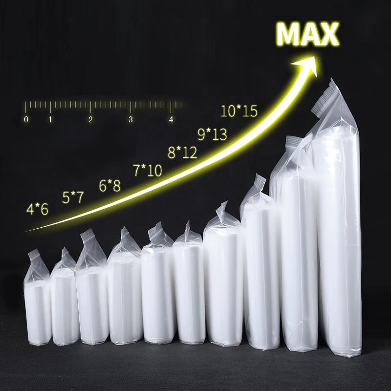 High end Plastic Thick Zip Lock Ziplock Food packaging Storage Bag