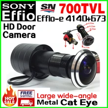 170 Degree Big Wide Angle Door Cat Eye 1/3″Sony Sensor CCD 4140+673 700TVL Bullet Mini CCTV HD Camera Hole Installation Vidicon