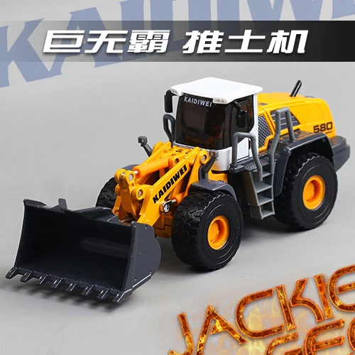 

Creative 1pc 1:50 19cm Cadeve light forklift truck heavy bulldozer simulation model alloy car home decoration children gift toy