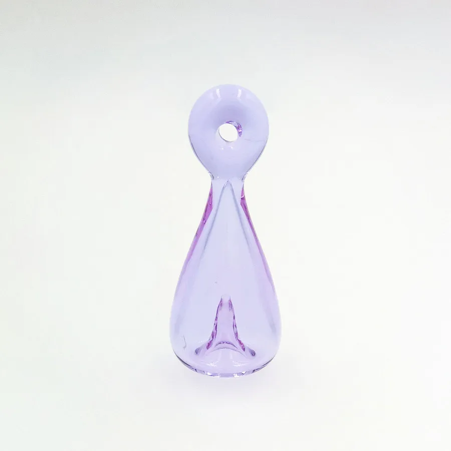 7X диффузор духи многоразового цветные эфирное масло, ручное производство бутылочка для ароматерапии кулон ожерелье падение кулон ожерелье - Окраска металла: light purple