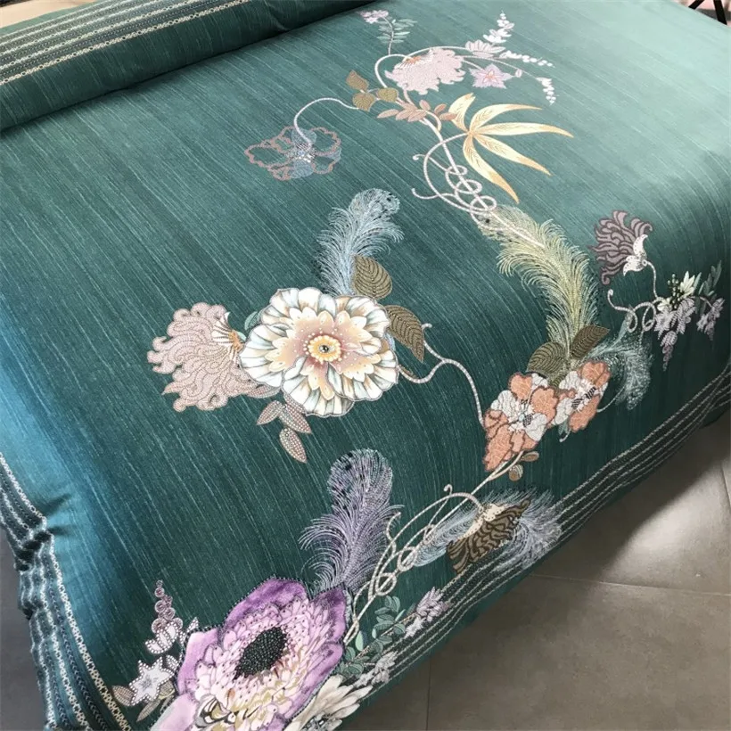 Perfect Chinese Wind Animal Egyptian Cotton Royal Gongsatin Craft Extra Large Bedding, Down Quilt, Bed Sheet, Pillow Cover, 4pcs 25