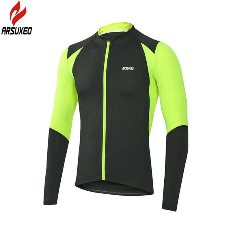 ARSUXEO Outdoor Sports Autumn Cycling Jersey Bike Bicycle Long Sleeves Slim Fit Compression MTB Clothing Shirt Jersey ARSUXEO Outdoor Sports Autumn Cycling Jersey Bike Bicycle Long Sleeves Slim Fit Compression MTB Clothing Shirt Jersey