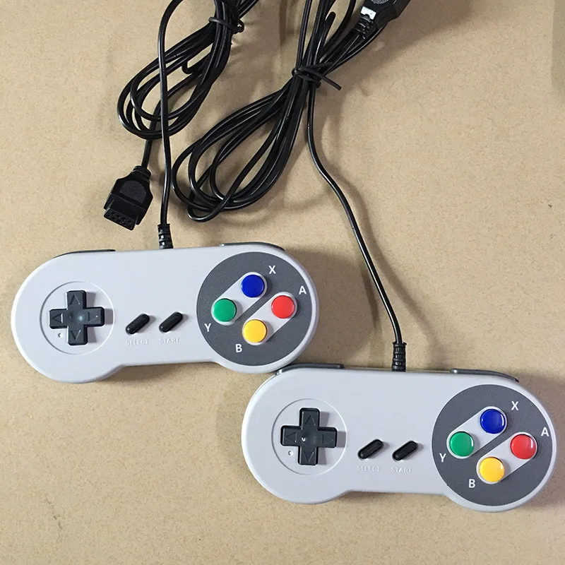 

Gamepads 9 Holes Backup Game controller For 8bit TV game player wire length 1.8m Game Joypad Free shipping