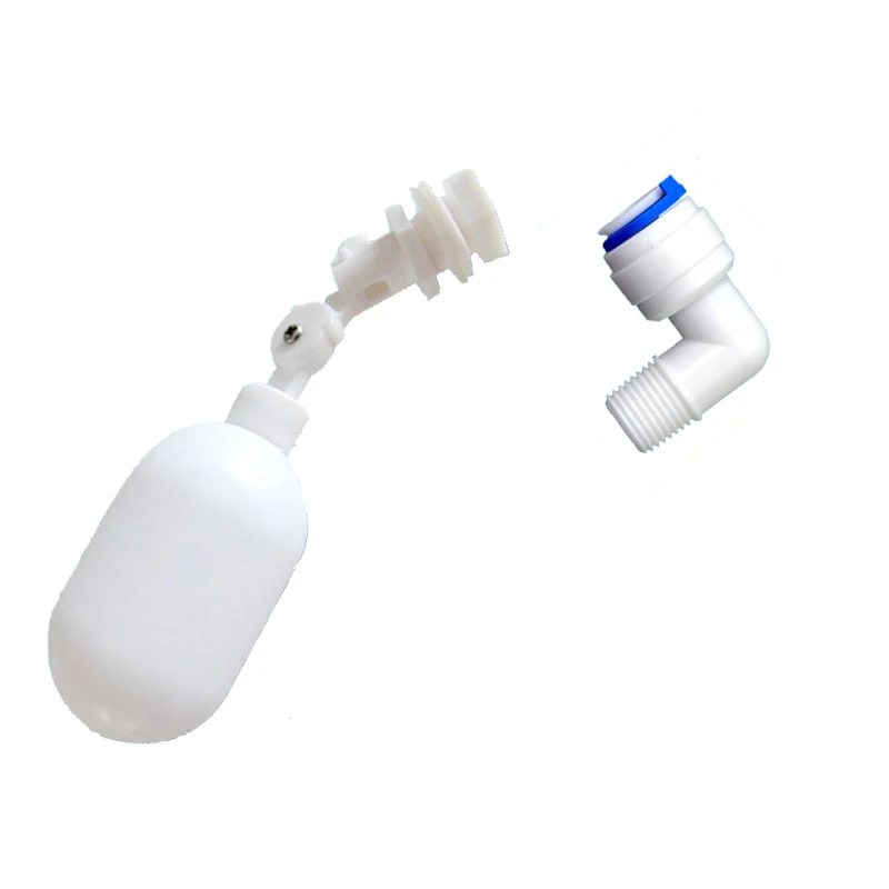 Plastic Adjustable Mini Float Valve for Aquarium RO DI Reverse Osmosis System 