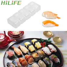 HILIFE 5 для роллов и суши плесень DIY суши производитель Япония рисовый онигири пресс-формы инструменты для приготовления суши кухня Бенто аксессуары
