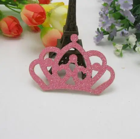 6x4 см 30 шт Kawaii мягкие блестящие нашивки &quotКорона&quot аппликации для BB клип