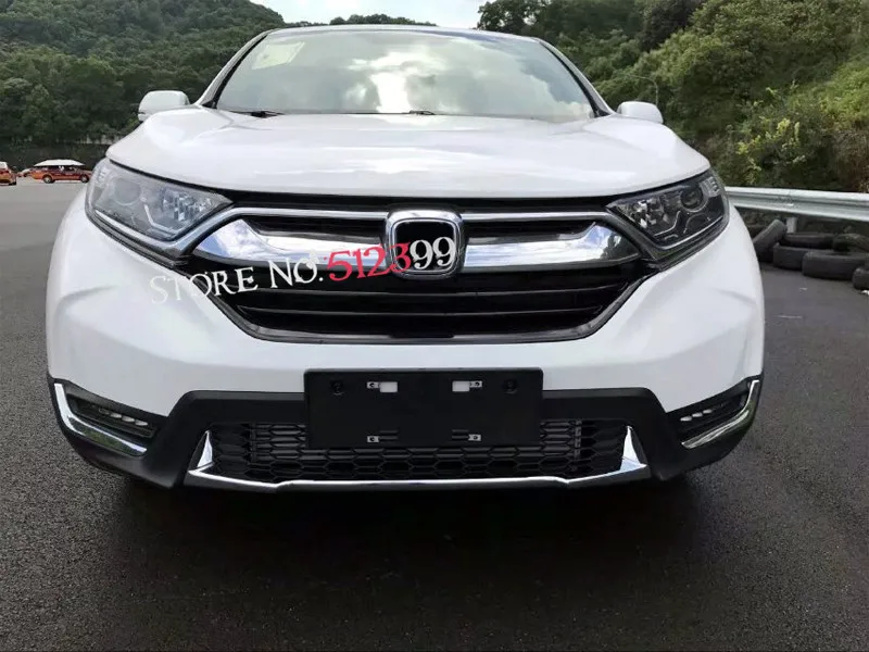 Для Honda CRV CR V 2017 2018 2019 ABS хромированный Передний + задний Задний защитный чехол под