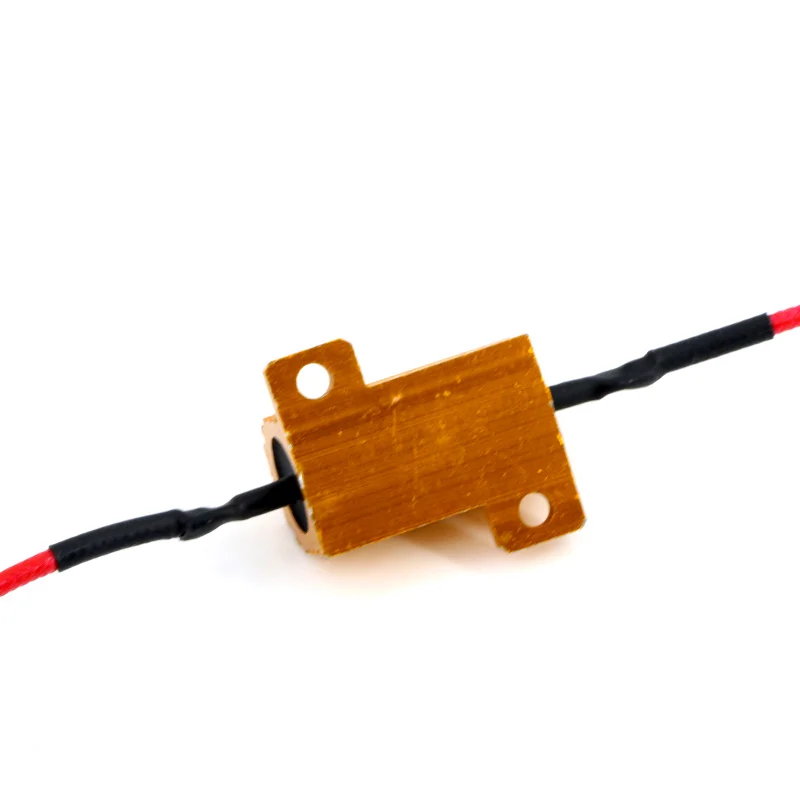 2Pcs/Set 25W Car LED Turn Signal Control Load Resistor Resistance Bulb Light Fix Error Flash Blinker Warning Controller