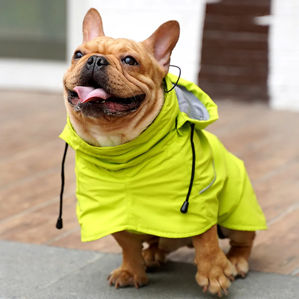 Не могу упустить владельца магазина Рекомендуемые дома большая собака золотой ретривер с капюшоном ноги водонепроницаемый и непромокаемый дождевик для животных
