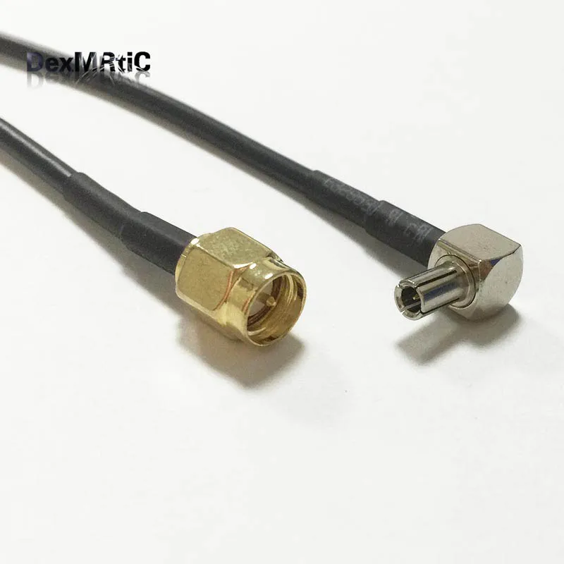 

New SMA Male Plug Switch TS9 Right Angle jumper cable RG174 Wholesale 20CM 8" Adapter for HUAWEI ZTE modem