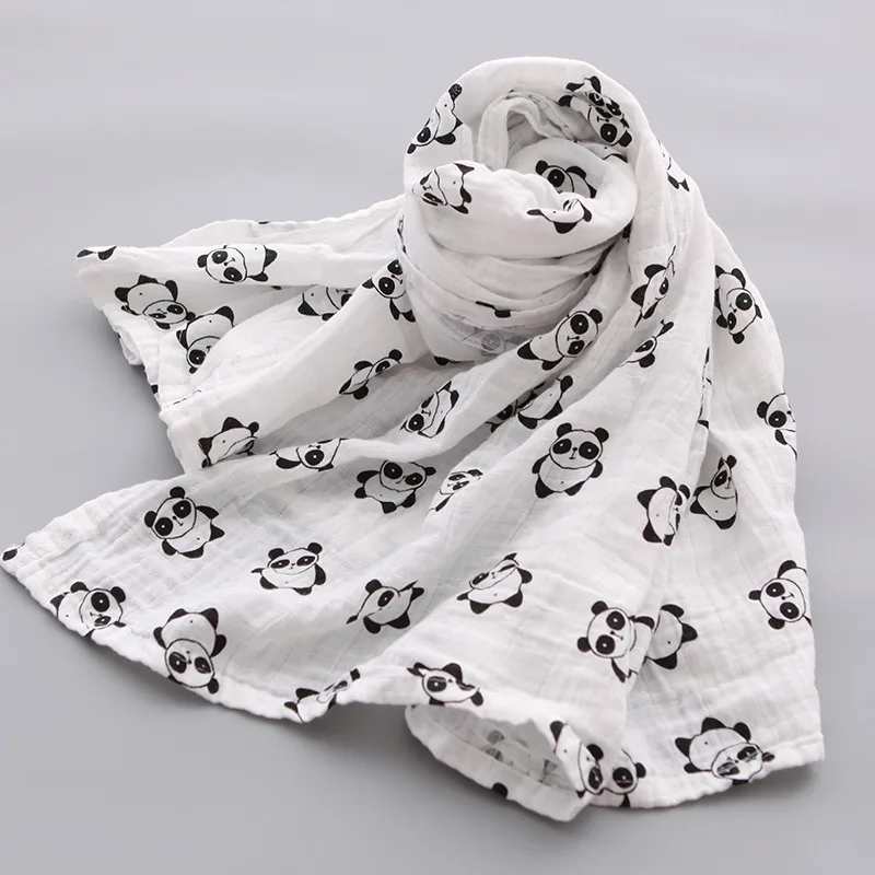 1Pc-Muslin-100-Cotton-Baby-Swaddles-Soft-Newborn-Blankets-Black-White-Gauze-infant-wrap-sleepsack (2)
