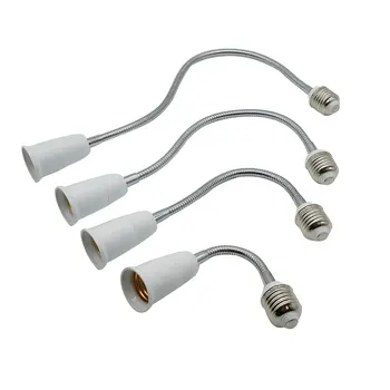 

Lamp Base Holder Converter 20/30/40/50/60 cm Length E27 to E27 Flexible Extend Extension Adapter Socket LED Light Bulb