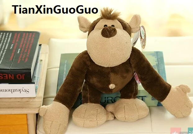 

large 50cm lovely orangutan plush toy light brown monkey soft doll birthday gift w2640