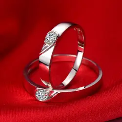 18ct золото алмаз пару комплект кольца обручальные кольца Обручение кольца для Для мужчин Для женщин бесплатная DHL доставка