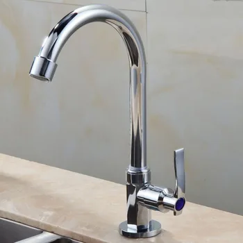 

Cold Water Kitchen Sink Bathroom Faucets Pull Out Single Handle Hole Chrome Polished Finished Deck Mount Thermostatic Taps
