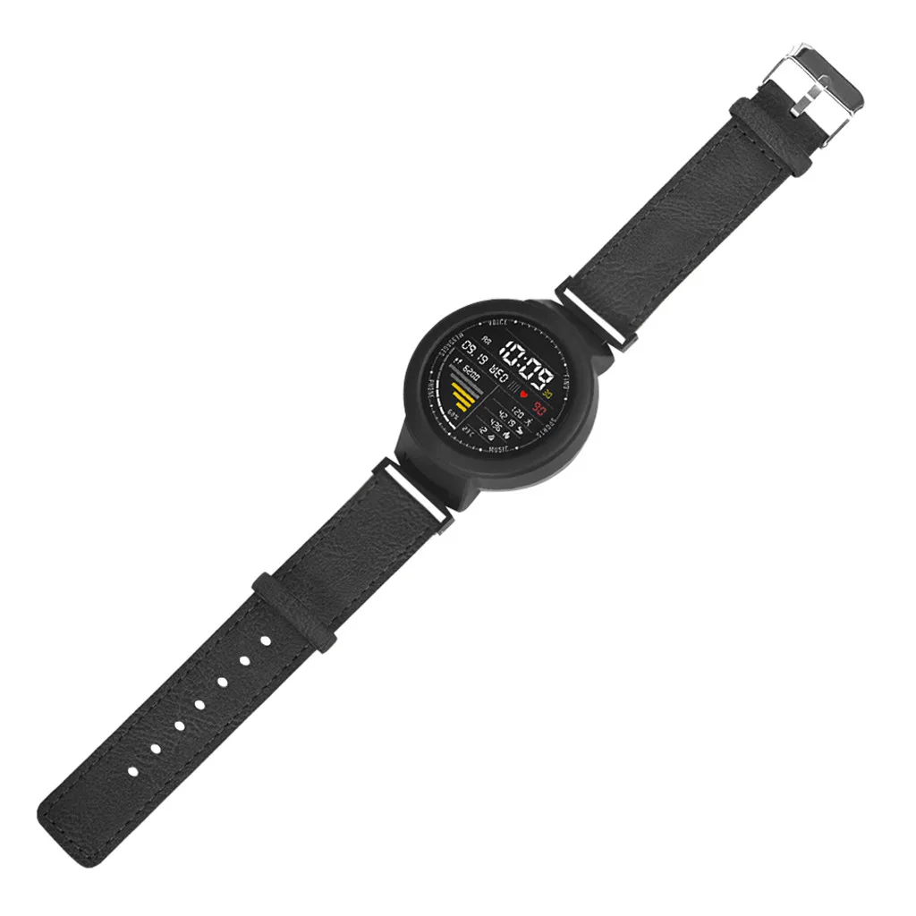 Ouhaobin 20 мм сменный Браслет Кожаный ремешок для Xiaomi Huami Amazfit Verge Молодежные часы A1808 ремешок для часов 604#2