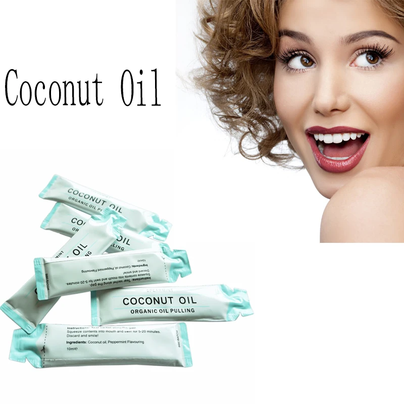 10pieces 100 Natural Organic Oil Pulling Fresh Mint Flavor Teeth