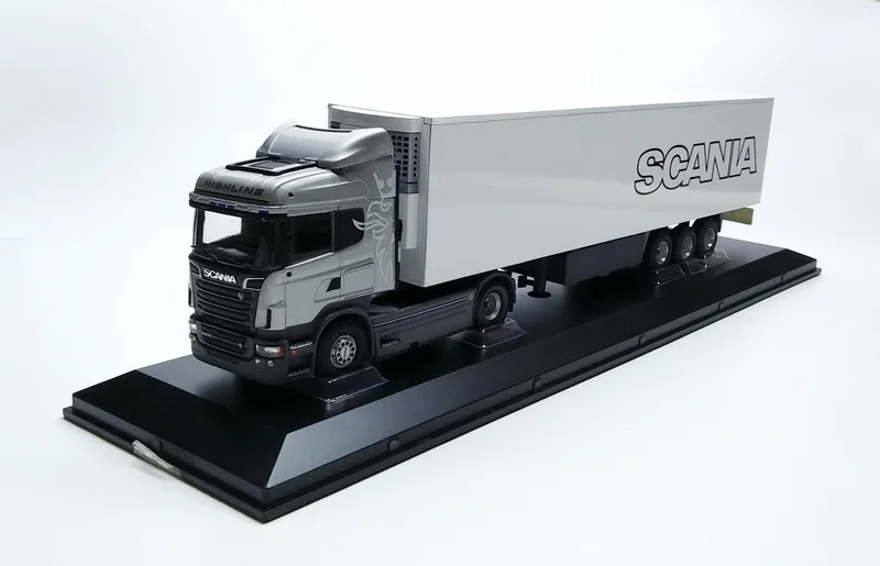 Сплавочная модель 1:50 Scania R620 логистической кабины и штора контейнер грузовик