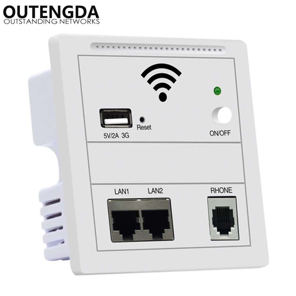 OUTENGDA In Wall Access Point Embedded Wireless AP 86 type panel wifi