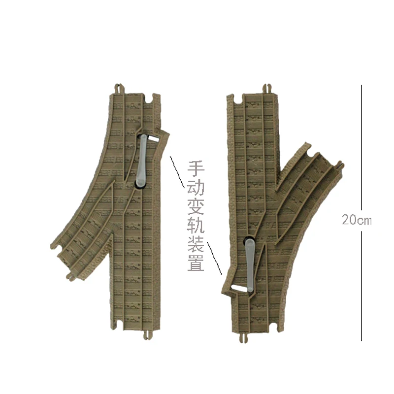 

p022 lane change track 2pcs/set compatible plastic track Suitable for track children game track scene accessories