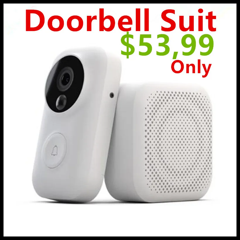 

(In Stock) Xiaomi Zero AI Face Identification 720P IR Night Vision Video Doorbell Set Detection SMS Intercom Free Cloud Storage