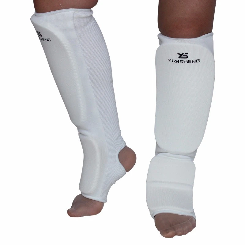 Cotton Boxing Shin Guards MMA Instep Ankle Protector Foot Protection TKD Kickboxing Pad Muaythai