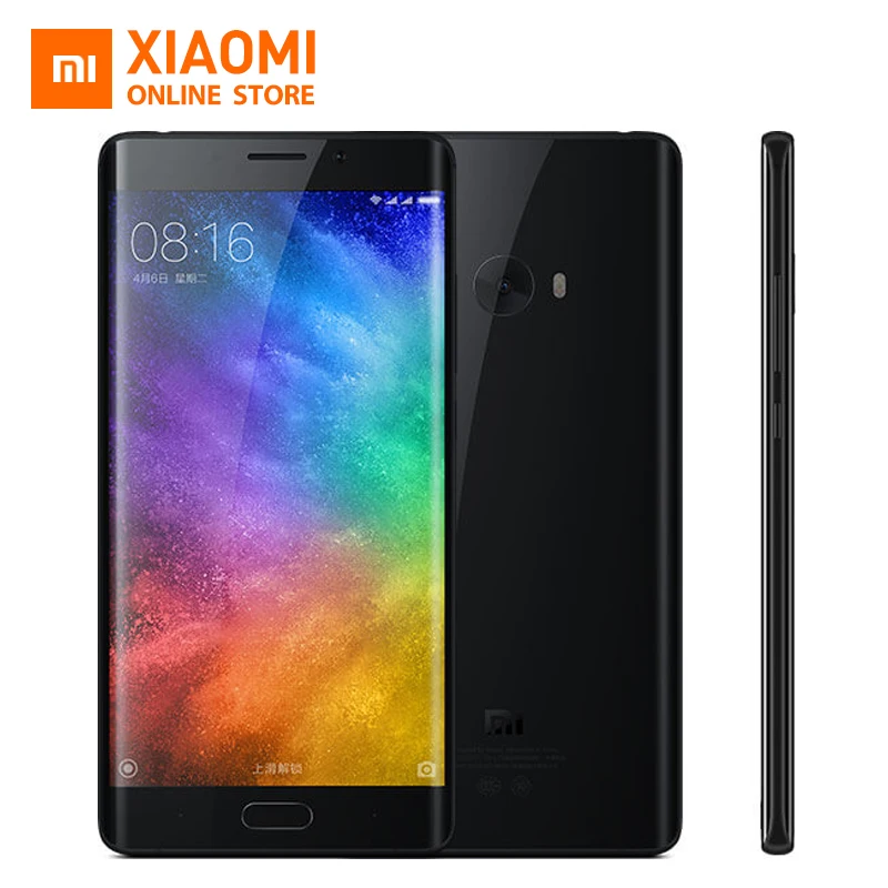 Original Xiaomi Mi Note 2 4GB RAM 64GB ROM Mobile Phone Snapdragon 821 Quad Core 5.7inch FHD Fingerprint ID NFC 22.56MP camera