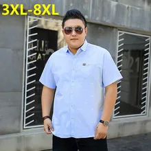Большие размеры 9XL 8XL 7XL 6XL 5XL новые модные мужские рубашки летом с коротким рукавом тонкие льняные мужские Рубашки повседневные топы