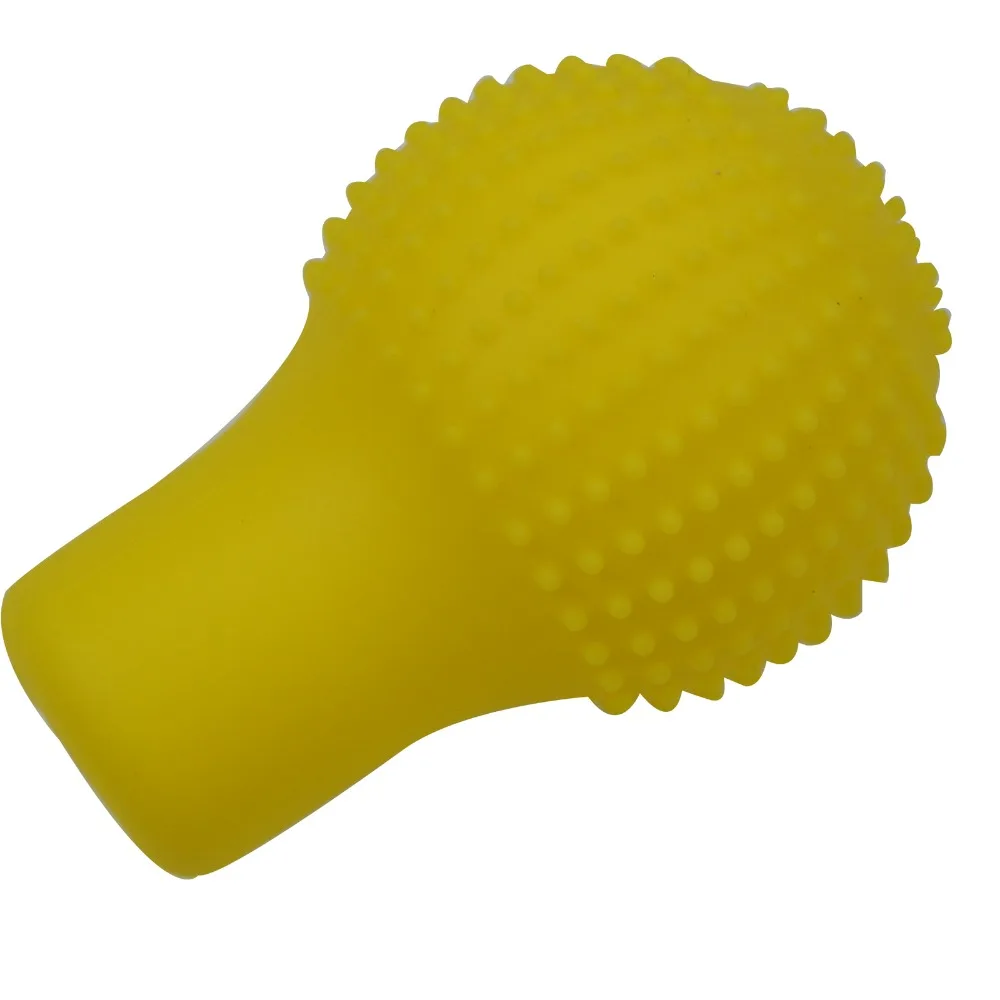 Colorful Popular Universal Interior Decoration Gear Shift Collars Silicone Head Shift Knob Cover Case Handbra