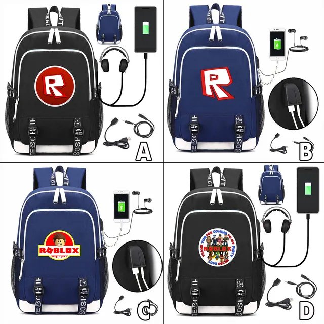 Wuhonzs Canvas Backpack Roblox 1 Rucksack Gym