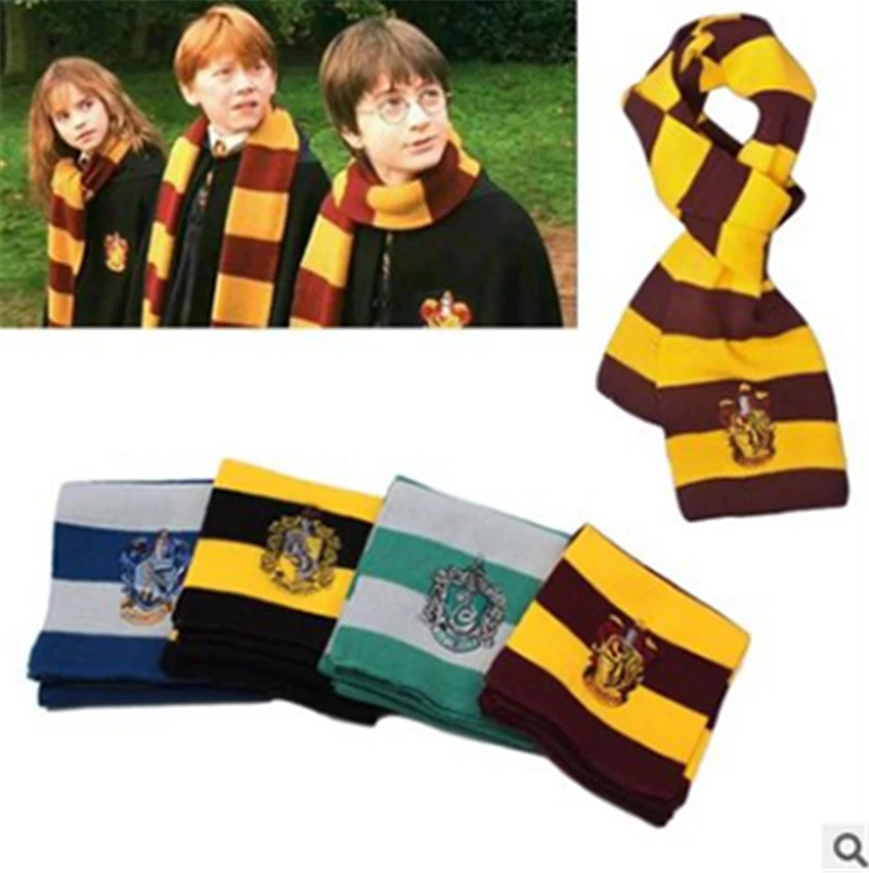 ZRM модный шарф шарфы Гриффиндор Слизерин Hufflepuff Ravenclaw Potter's шарфы Carnaval маскарадные костюмы для детей Hallowe