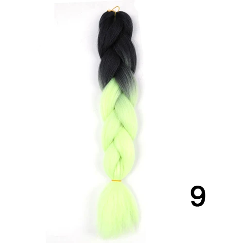 Beyond beauty Ombre Jumbo косички синтетические косички волосы крючком 100 цветов доступны 100 г наращивание волос - Цвет: T1B/4/30