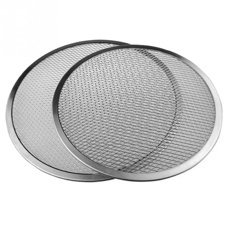 6'' to 14'' Reuse Non-Stick Aluminum Mesh Pizza Screen Pasta Baking Tray Net Pizza Holder Bakeware for Home Pizza Shop 6'' to 14'' Reuse Non-Stick Aluminum Mesh Pizza Screen Pasta Baking Tray Net Pizza Holder Bakeware for Home Pizza Shop