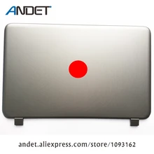 Новая Оригинальная ЖК-задняя крышка для ноутбука hp павильон 15-P 15-P066US 15-P000 без касания задняя крышка/верхнее покрытие верхний чехол серебро 762508-001