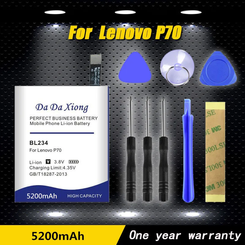 

New High quality 5200mAh BL234 Li-ion Phone Battery use for Lenovo P70 P70T P70-T +Free shipping