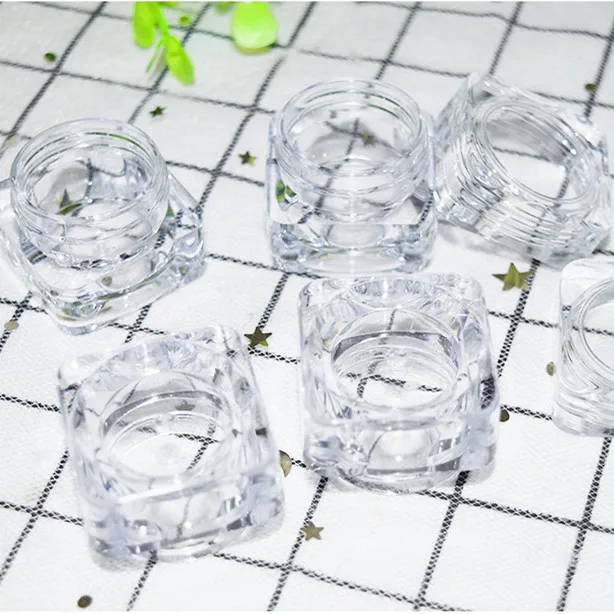 

5g Cosmetic Empty Jar Pot Eyeshadow Makeup Face Cream Container Bottle Acrylic for Creams Skin Care Products Makeup